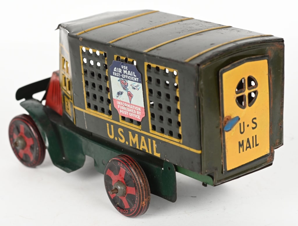 MARX WINDUP BULLDOG MACK US AIR MAIL TRUCK (1 of 5)