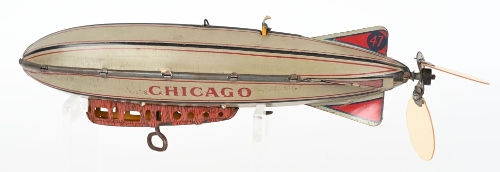 STRAUSS TIN WINDUP CHICAGO ZEPPELIN (1 of 5)