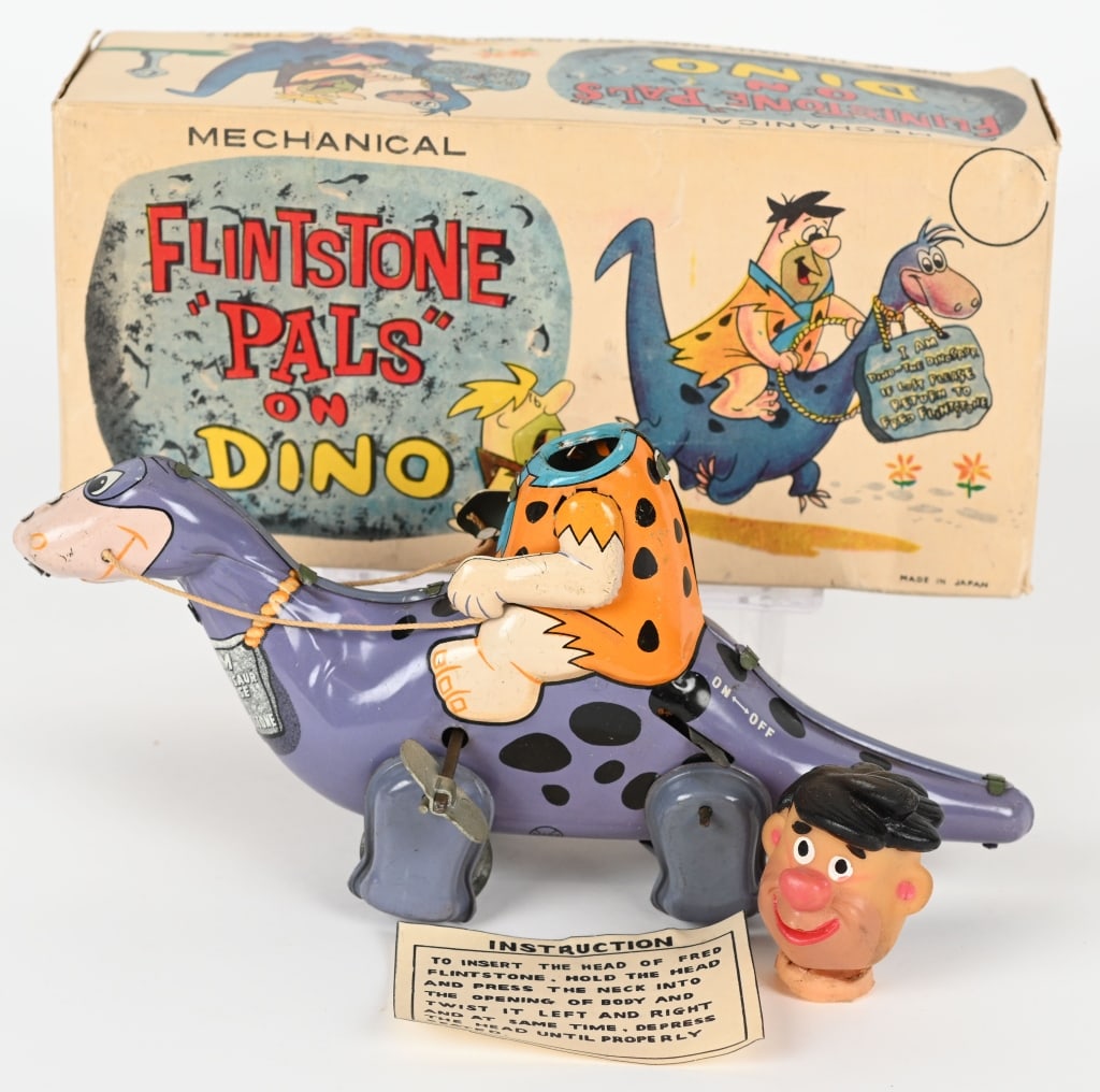 MARX WINDUP FRED ON DINO w/ BOX (1 of 6)