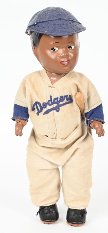 JACKIE ROBINSON BASEBALL PLAYER DOLL (1 of 6)