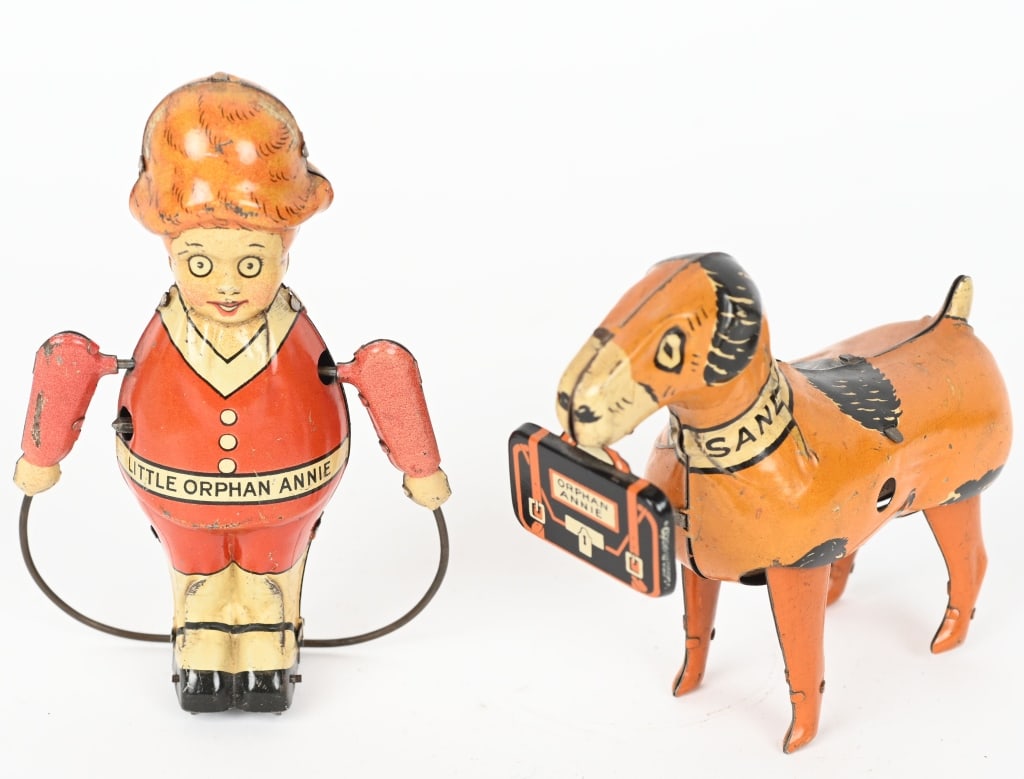 MARX WINDUP ORPHAN ANNIE & SANDY (1 of 7)