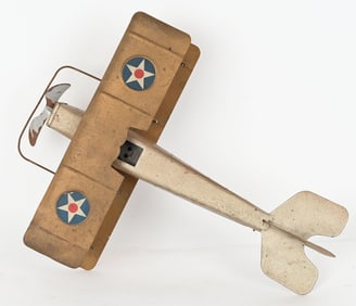 KINGSBURY CLOCKWORK BI-PLANE