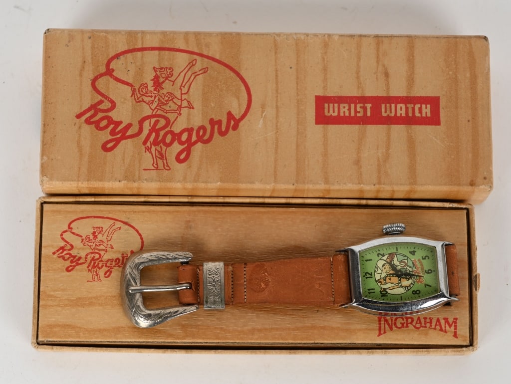 ヴィンテージ　ボックスカメラ　Roy Rogers and Trigger Vintage Roy Rogers “Trigger” Metal Lunchbox – Blue with