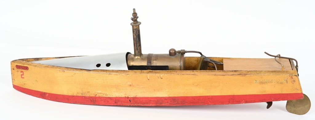 BOWMAN SWALLOW STEAM ENGINE BOAT (1 of 6)