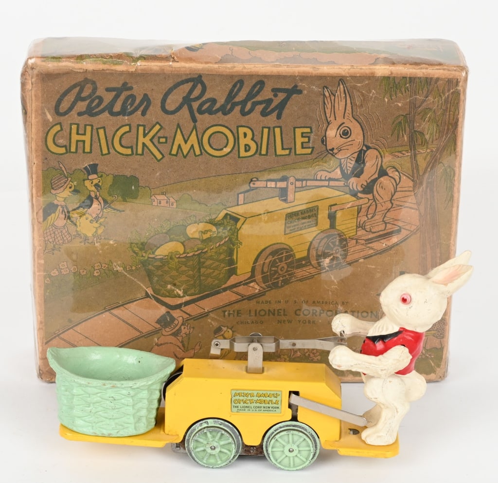 LIONEL WINDUP PETER RABBIT CHICK-MOBILE w/ BOX (1 of 5)