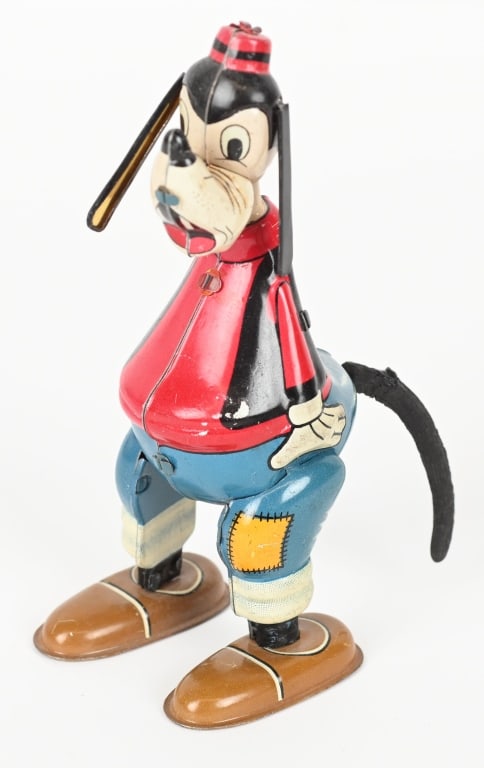 LINEMAR WINDUP WHIRL TAIL GOOFY: All original and works. 5 1/2" Excellent