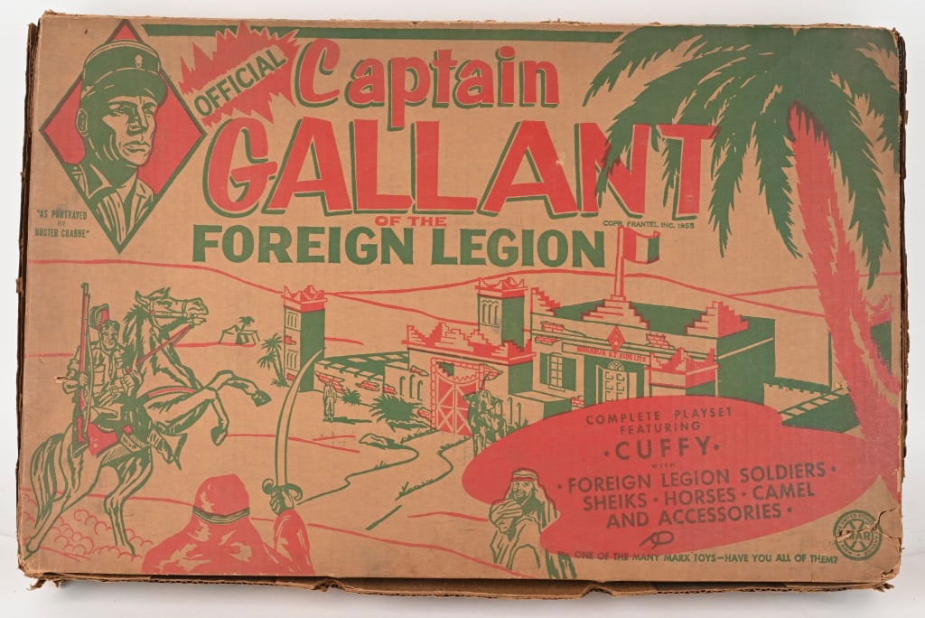 MARX #4729 CAPTAIN GALLANT PLAY SET (1 of 5)