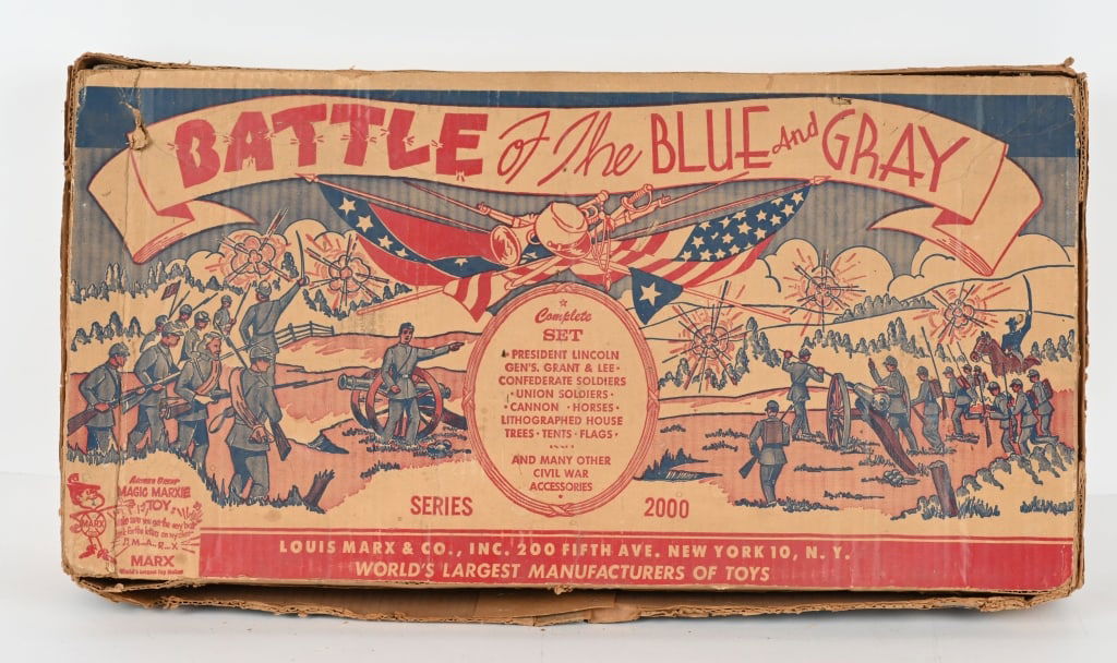 MARX #4760 BATTLE OF THE BLUE & GRAY PLAYSET (1 of 8)
