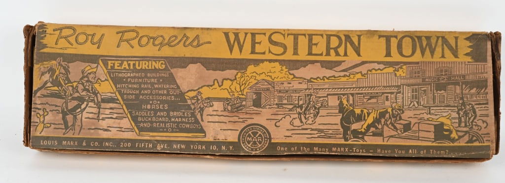 MARX #4258 ROY ROGERS WESTERN TOWN (1 of 8)