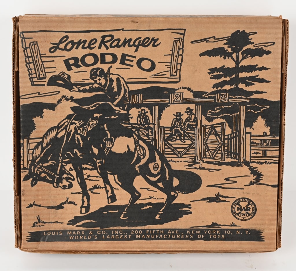 MARX LONE RANGER RODEO PLAYSET (1 of 9)