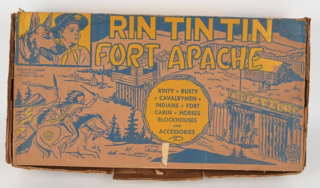 MARX #3627 RIN TIN TIN FORT APACHE PLAYSET (1 of 10)