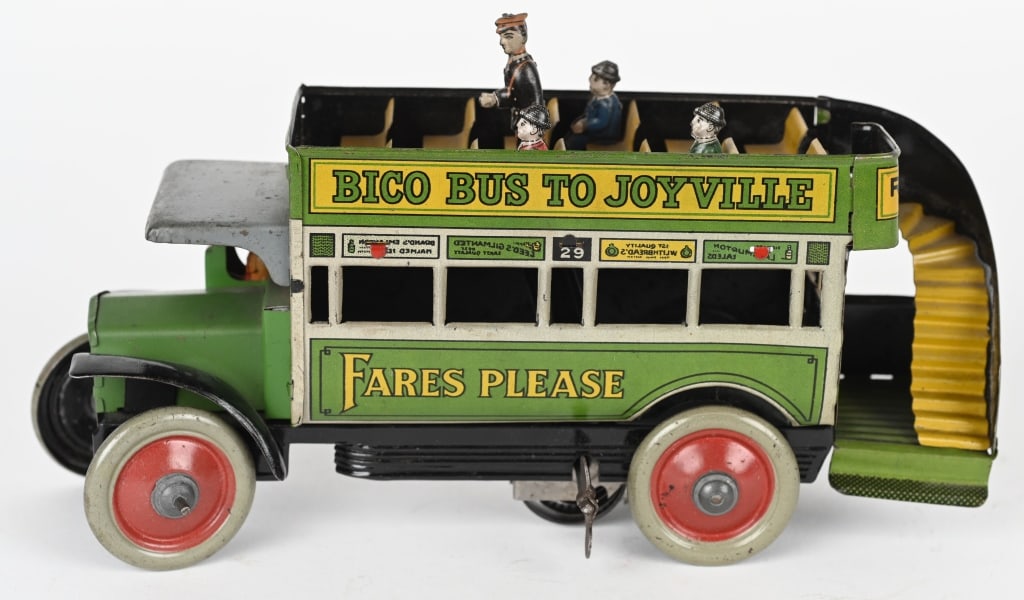 NIFTY TIN WINDUP JOYVILLE BUS (1 of 5)
