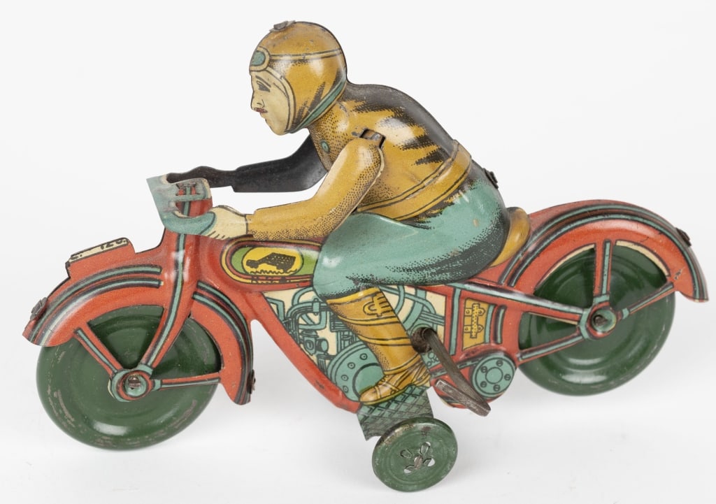 RICO TIN WINDUP RACING MOTORYCLE (1 of 4)
