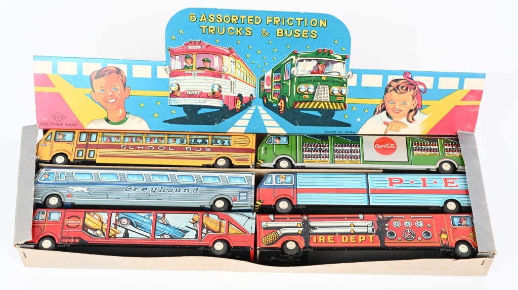 AOSHIN FRICTION TRUCK SET w/ COCA COLA DELIVERY (1 of 4)