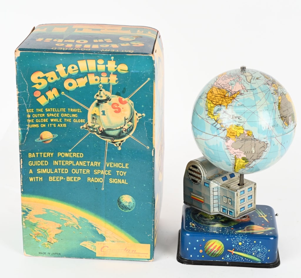 JAPAN CRAGSTAN BATTERY OP SATELLITE IN ORBIT w/BOX (1 of 5)