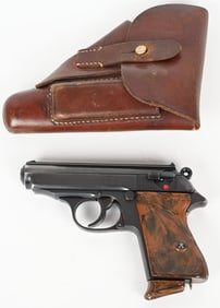 WW2 GERMAN POLICE MARKED WALTHER PPK WITH RIG