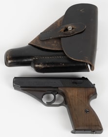 MAUSER MODEL HSC WITH CAPTURE PAPERS AND HOLSTER