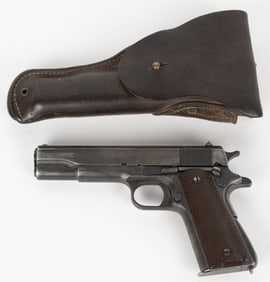 WW2 REMINGTON RAND 1911A1 WITH HOLSTER