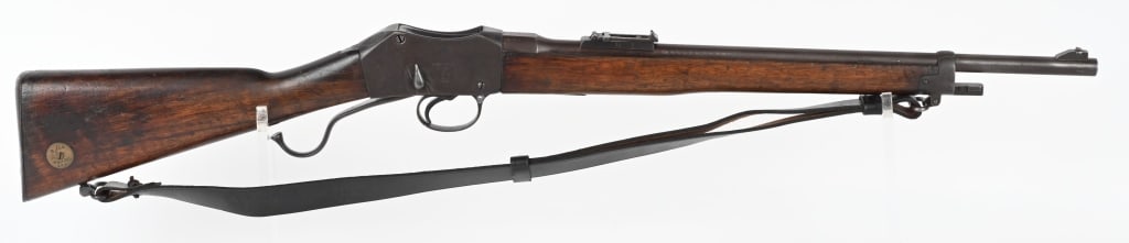 ANTIQUE BRITISH ENFIELD MARTINI-HENRY IC1 CARBINE: SERIAL NUMBER: C478. BARREL: 21-1/4". CALIBER: .22LR. MANUFACTURED: 1883. This started life as a normal IC1 artillery/cavalry carbine in .577-450, but was later arsenal converted to .303 caliber by Gr