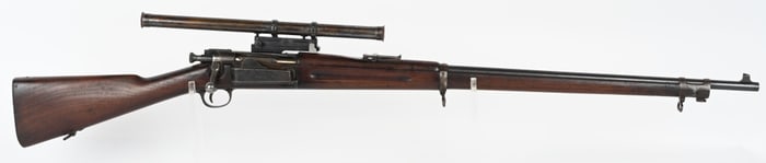 ANTIQUE SPRINGFIELD MODEL 1896 KRAG WITH SCOPE