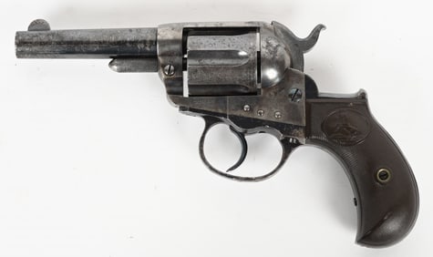 ANTIQUE COLT MODEL 1877 LIGHTNING DA REVOLVER