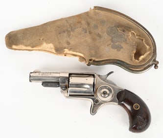 FRENCH RETALIER MARKED COLT NEW LINE REVOLVER