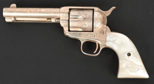 CUSTOM ENGRAVED COLT SINGLE ACTION REVOLVER .45