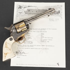 HELFRICHT FACTORY ENGRAVED COLT SINGLE ARMY