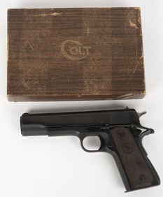 MINT COLT SUPER 38 1911 SEMI AUTOMATIC PISTOL