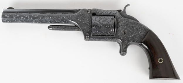 FULLY ENGRAVED SMITH & WESSON MODEL 1 1/2 REVOLVER