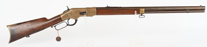 ENGRAVED WINCHESTER MODEL 1866 RIFLE