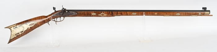 FULLSTOCK TIGER MAPLE KENTUCKY PERCUSSION RIFLE