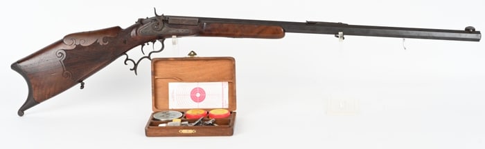 RARE CARL GEBERT 4mm SPOON LOADING PARLOR RIFLE