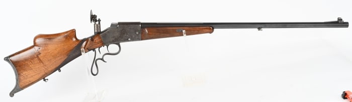 GERMAN FALLING BLOCK SCHUETZEN SINGLE SHOT TARE
