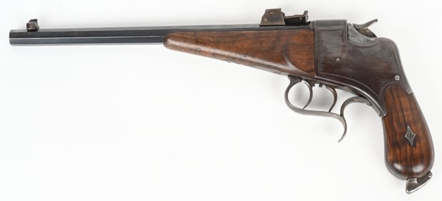 GERMAN W.FOERSTER TELL TYPE 1 SINGLE SHOT PISTOL