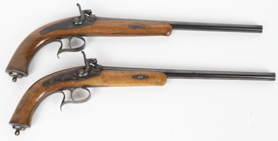 FINE PAIR OF RUSSIAN COSSACK PERC, BELT PISTOLS