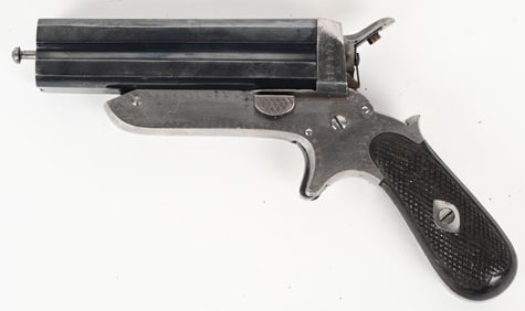 FINE CONDITION SPANISH FOUR BARREL PEPPERBOX