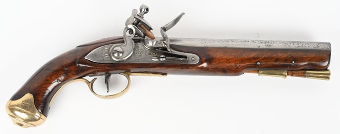 ANTIQUE ENGLISH TOWER FLINTLOCK PISTOL