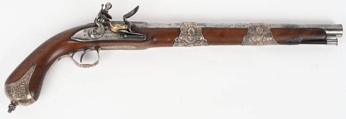 LE PAGE MOUTIER FULL STOCK FLINTLOCK PISTOL