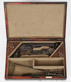 CASED SMITH & WESSONS, MODELS No. 2 & 1 1/2