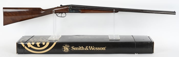 SMITH & WESSON E-GOLD SIDE X SIDE SHOTGUN 20 GA.
