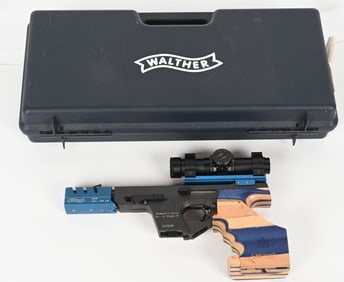 WALTHER GSP EXPERT SEMI AUTO PISTOL WITH SCOPE