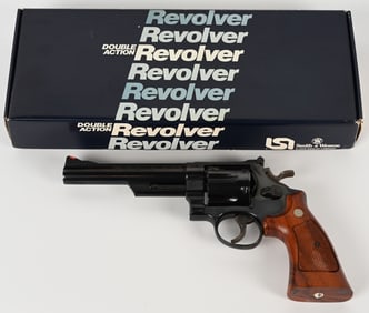 MINT SMITH & WESSON MODEL 25-5 .45 COLT WITH BOX