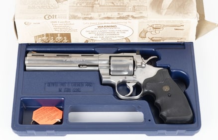 COLT PYTHON DOUBLE ACTION REVOLVER WITH CASE