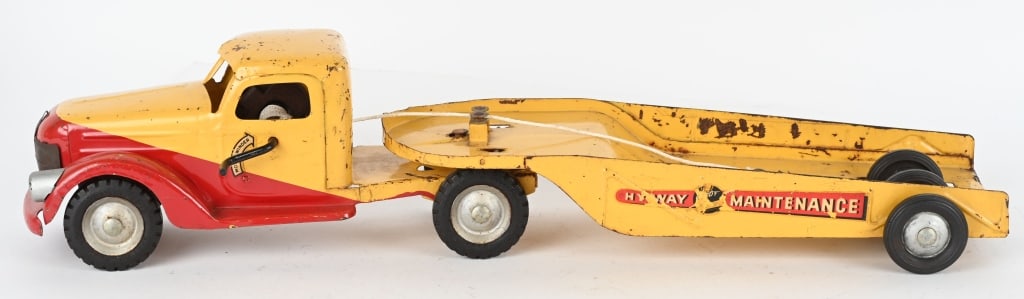 BUDDY L HIGHWAY MAINTENANCE LOWBOY (1 of 7)