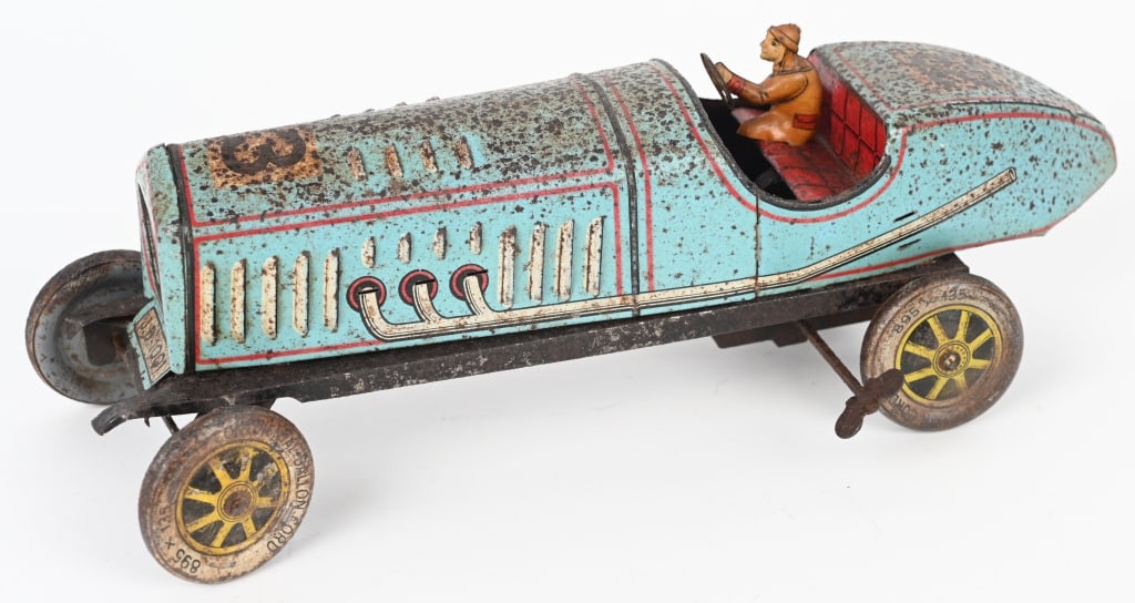 DISTLER TIN WINDUP BOAT TAIL RACER #23 (1 of 5)