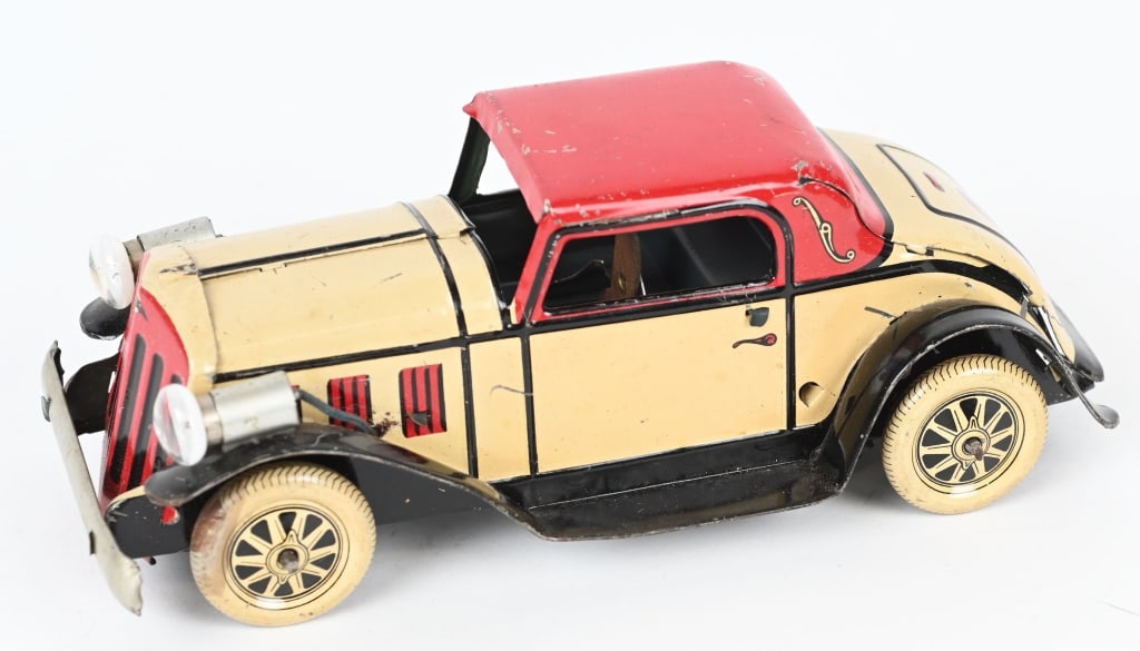 MARX TIN WINDUP ROADSTER w/ HEADLIGHTS (1 of 6)