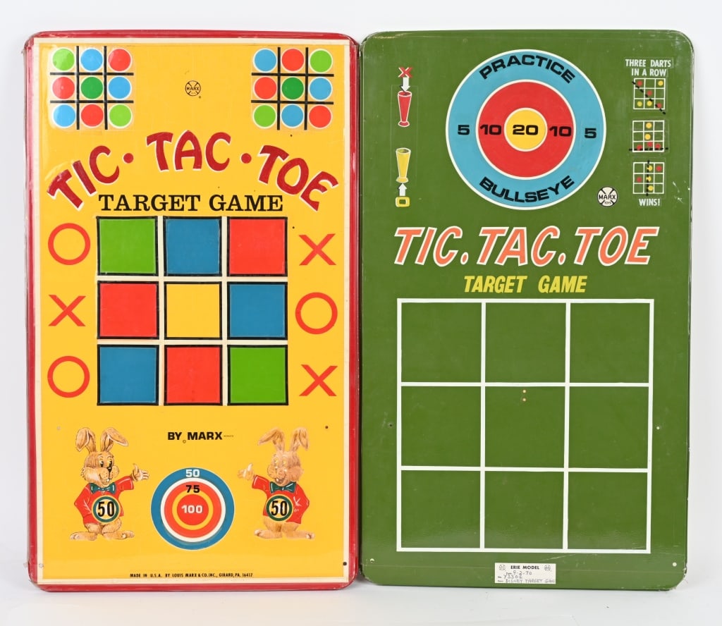 2- MARX PROTOTYPE TIN TARGET GAME BOARDS (1 of 10)