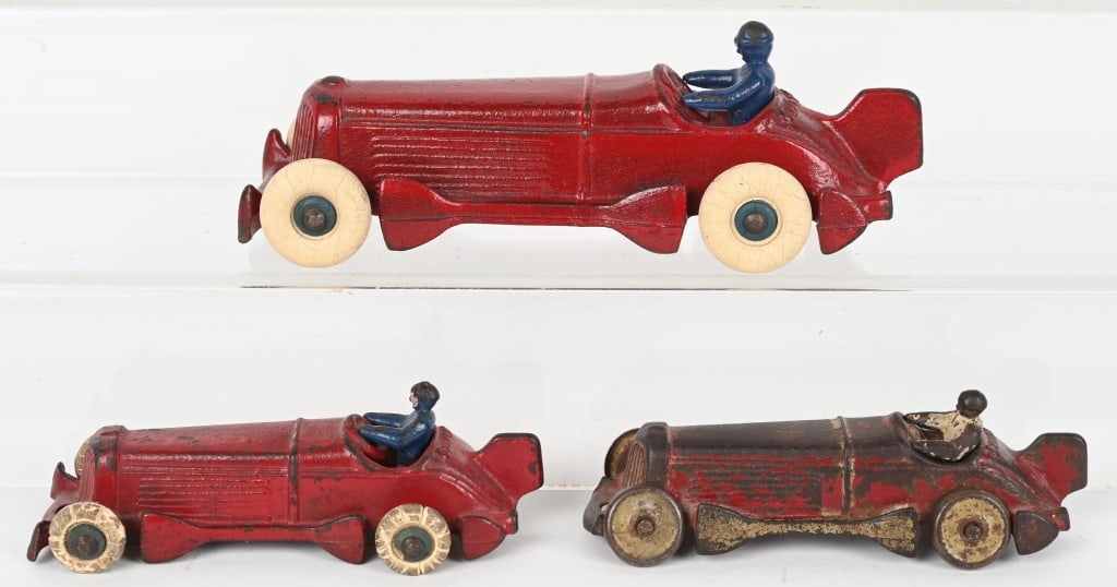 3- CHAMPION CAST IRON RACE CARS (1 of 8)