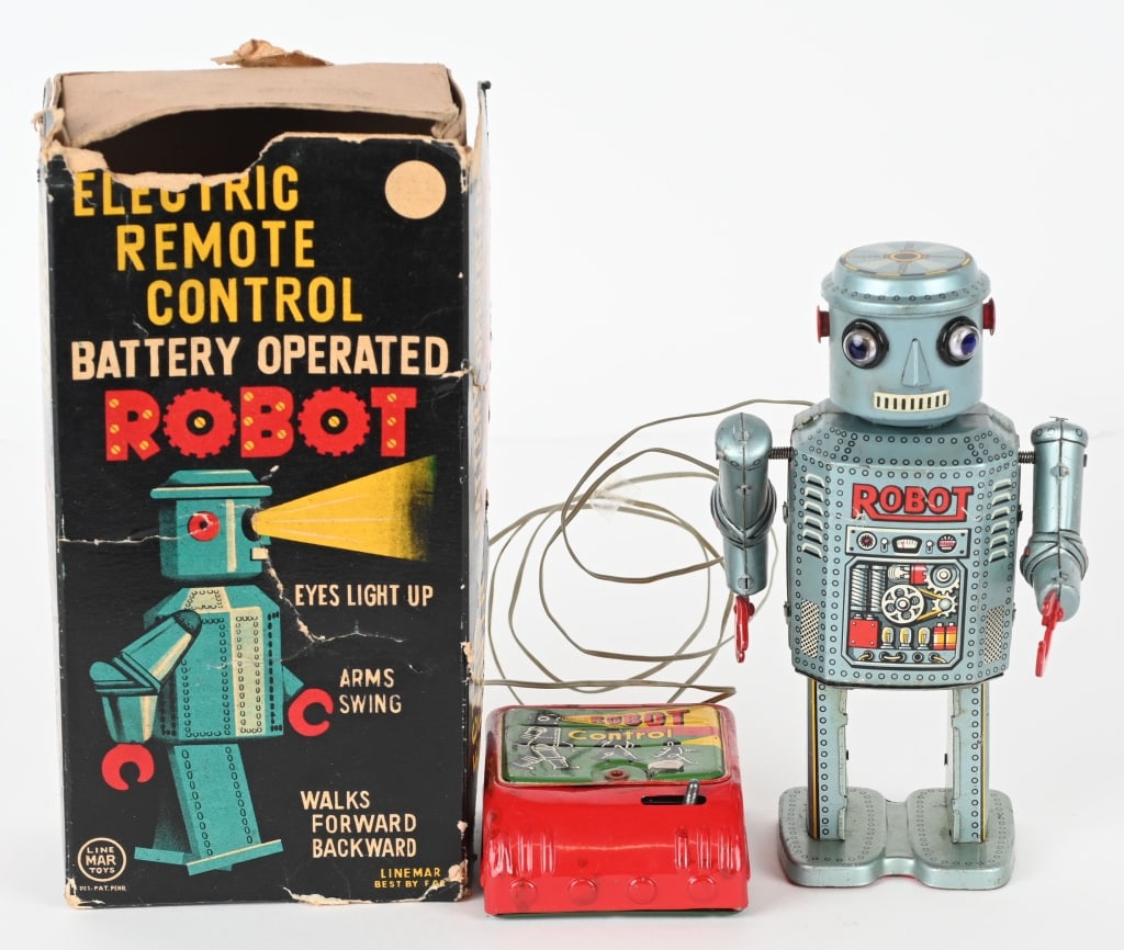 LINEMAR BATTERY OP R-35 ROBOT w/ BOX (1 of 8)